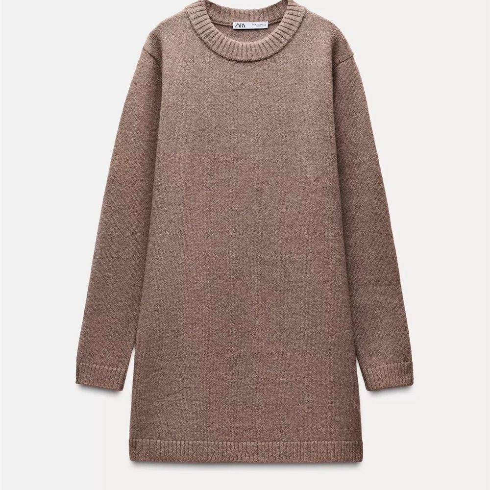 Zara Soft Knit Sweater Dress